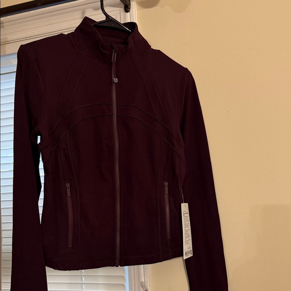 Lululemon Define Cropped Jacket Nulu Black Pl Size 8